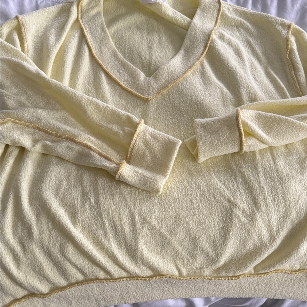 Urban Outfitters Cream Textured Sweater